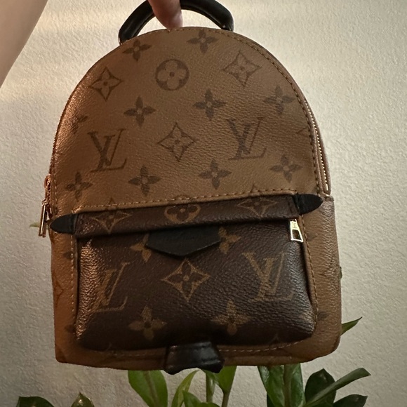 Preloved Louis Vuitton Palm Spring Mini Reverse Monogram Backpack - Picture 12 of 16